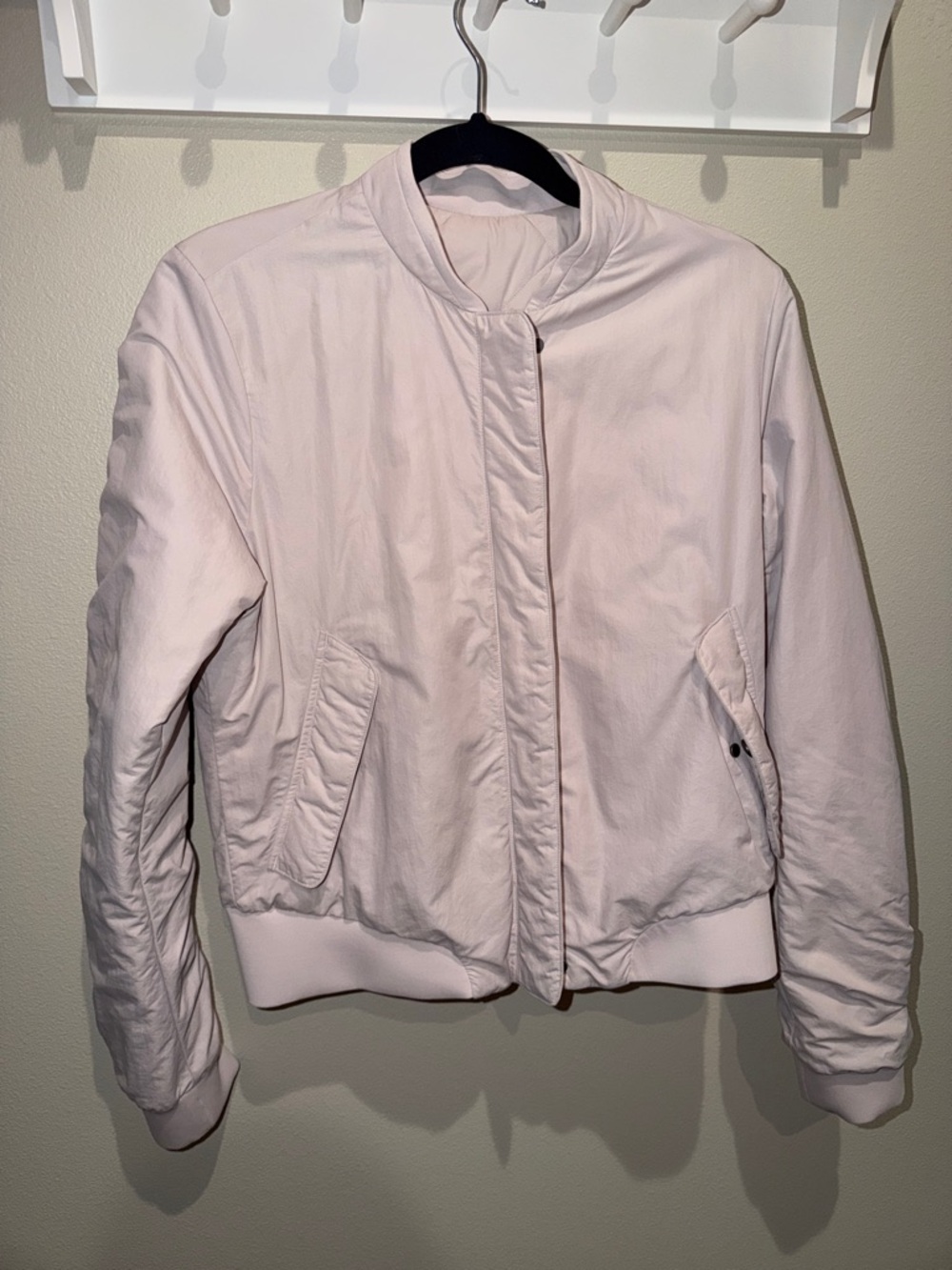Lululemon “Warm Two Ways” Reversible Bomber Jacket — Size 8